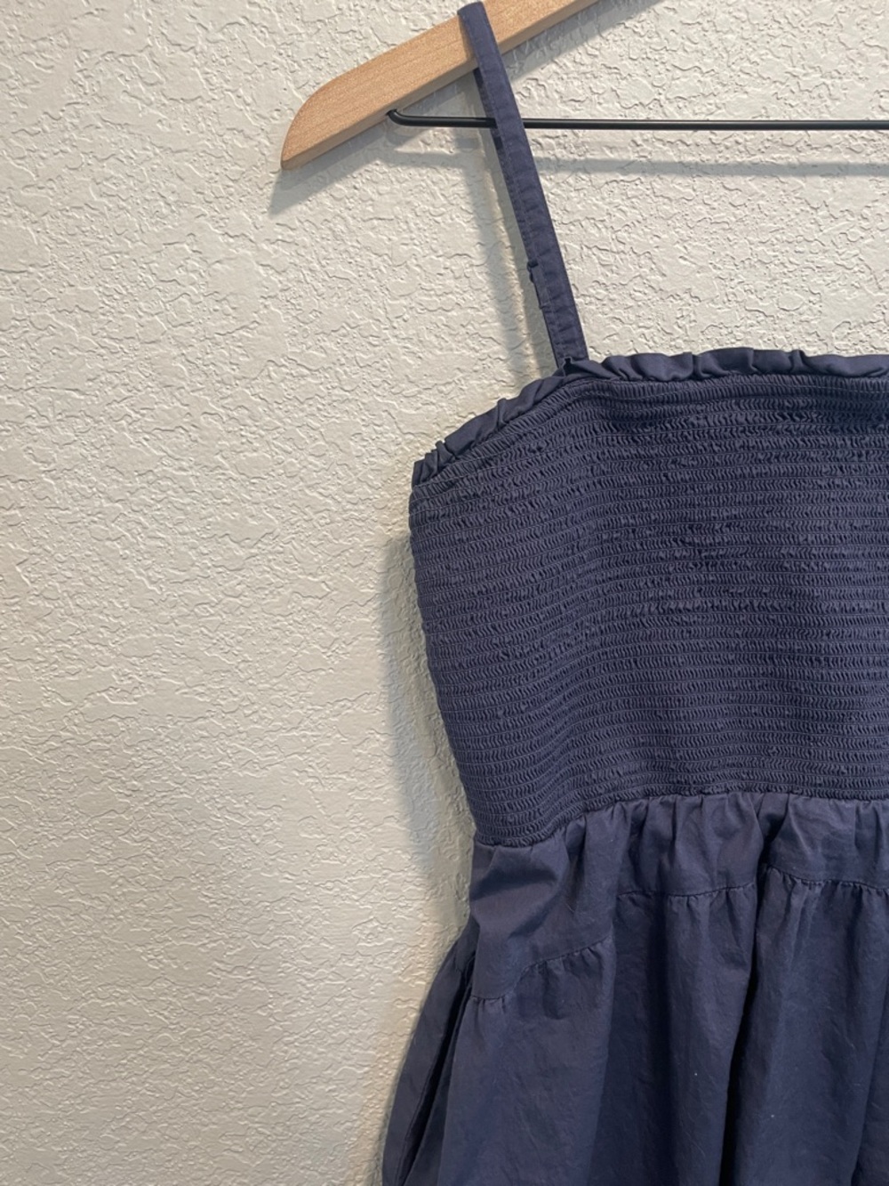 Old Navy Navy Blue Smocked Midi Sundress sz S - Picture 4 of 7